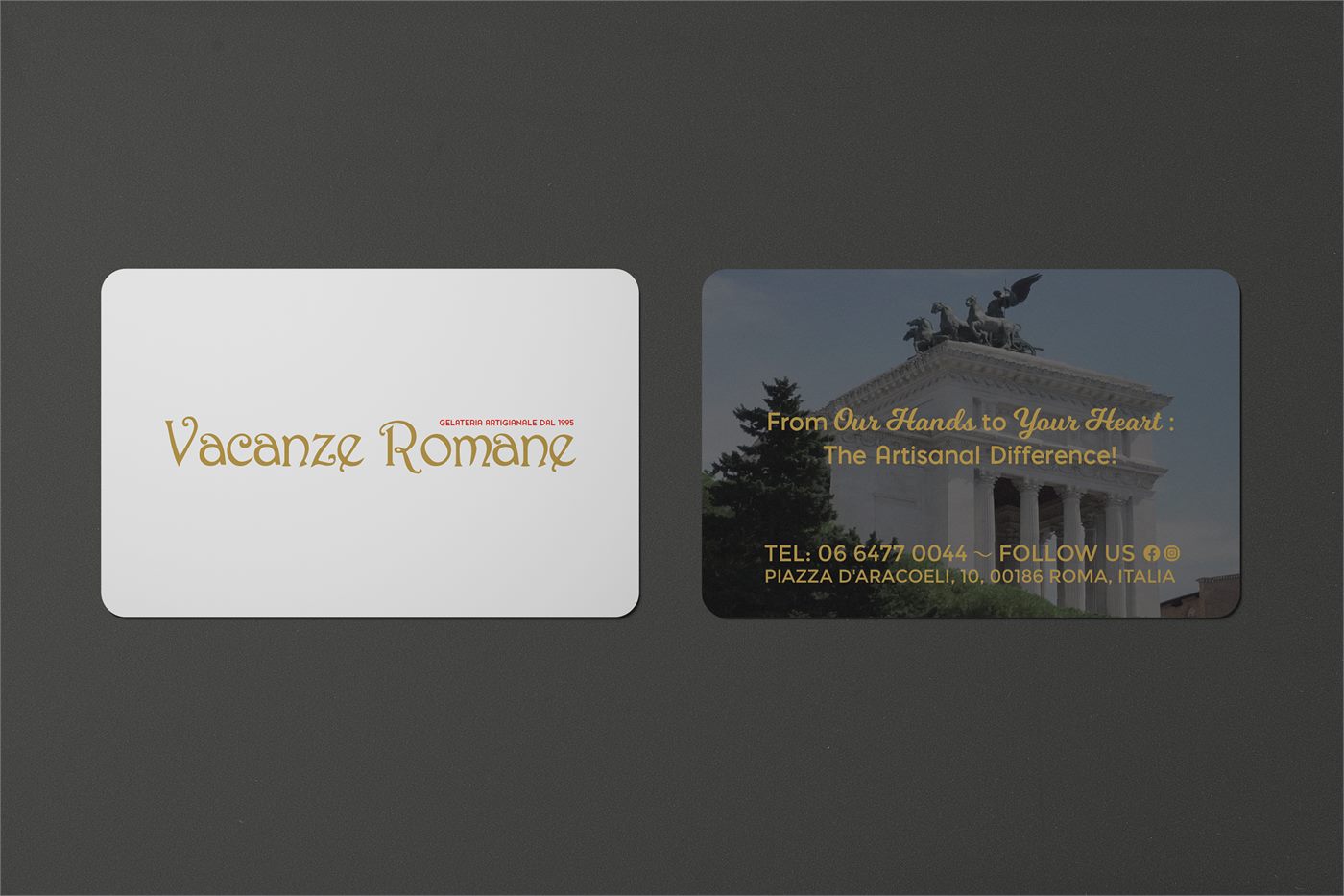 Biglietti da visita Vacanze Romane
